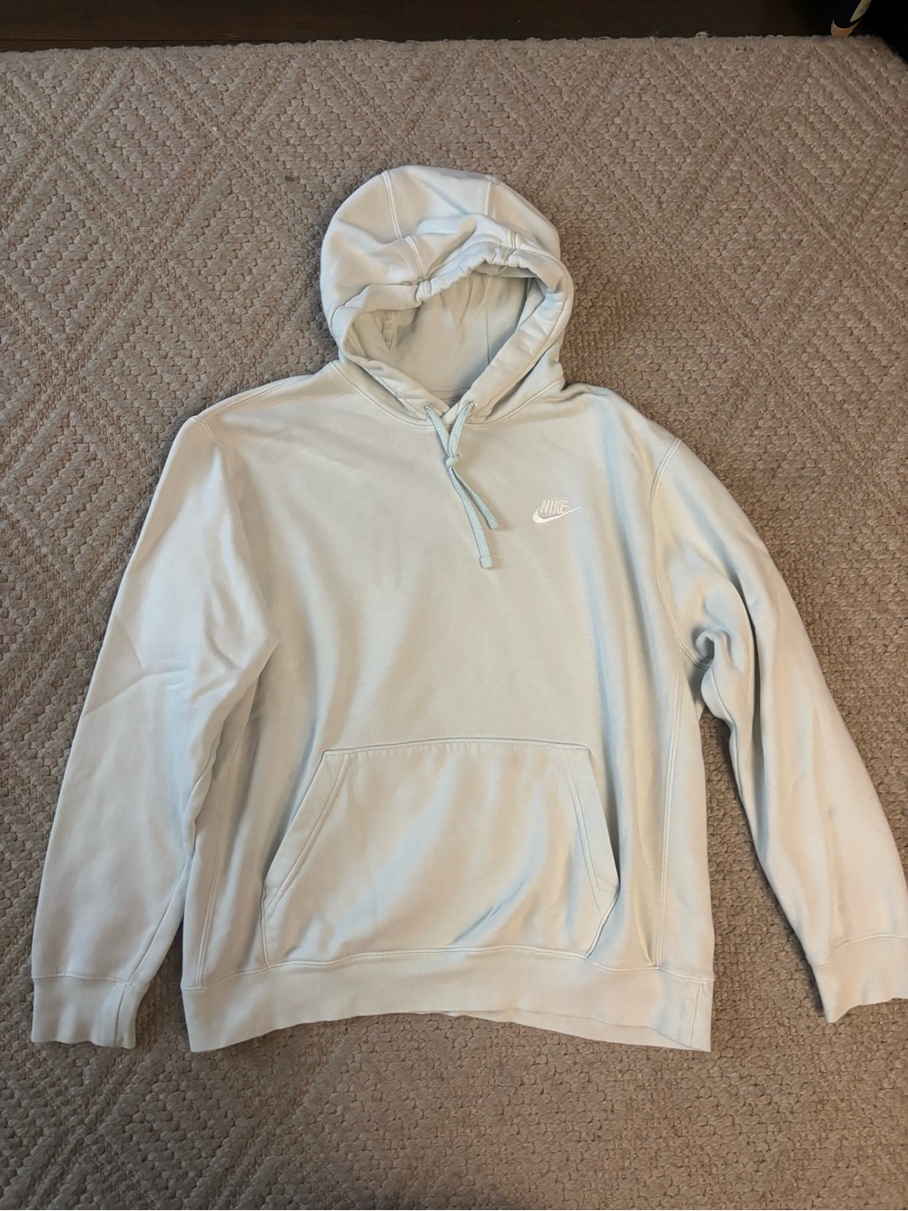 Nike Men’s Light Blue Pullover Hoodie
